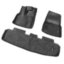 VEVOR Automotive Floor Mats Fits for Tesla Model Y 2021-2024 3 pcs TPE Liners
