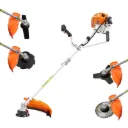 Dynamic Power 43cc Petrol Whipper Snipper Brush Cutter + 4 Blade