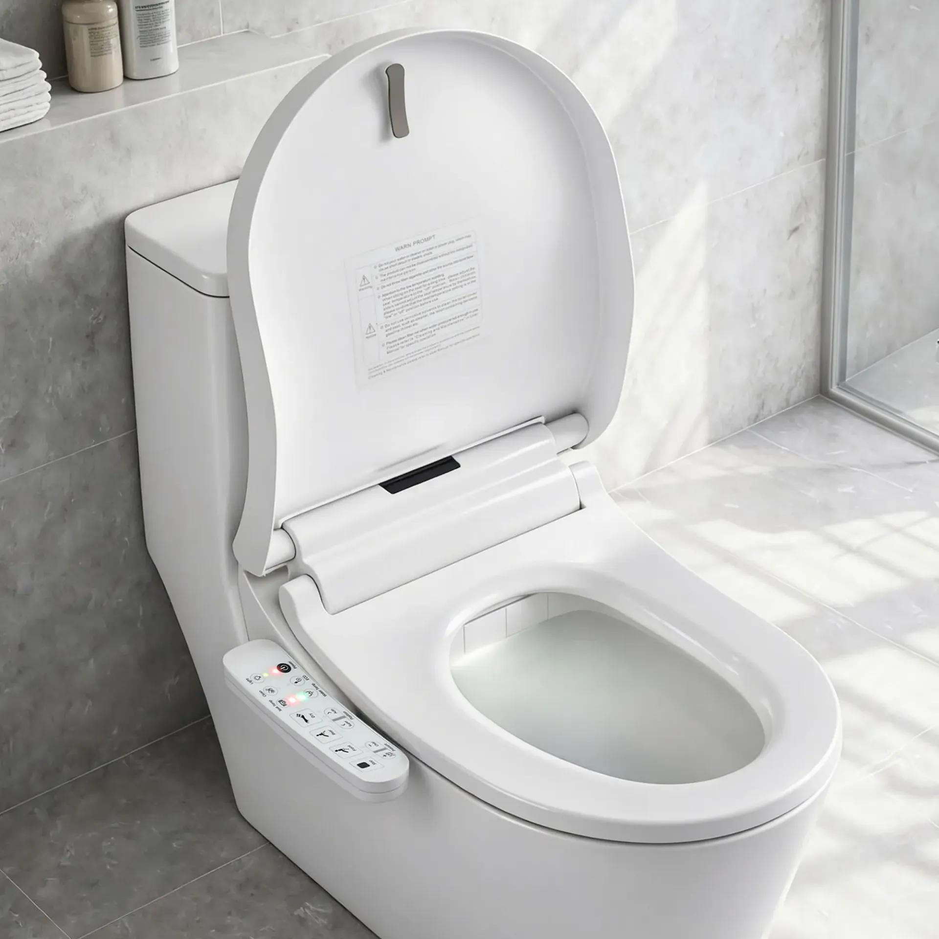 Cefito Smart Electric Bidet Toilet Seat Cover D-Shape SIAA Material Certified