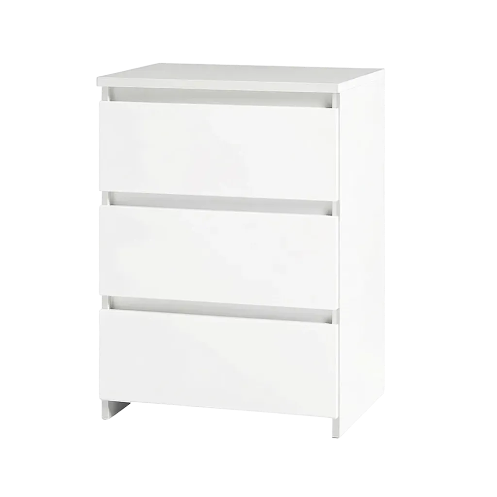 Levede Bedside Table Side Table 3 Drawers Storage Nightstand Bedroom Cabinet