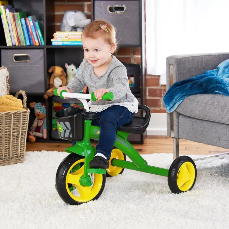 Kahuna John Deere Green Steel Tricycle Ride On Toy 46790