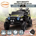 Kahuna S619 Gravity Kids Electric Ride On Car - Black