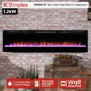 Dimplex PRISM Wall Mounted Electric Fireplace - 74-inches