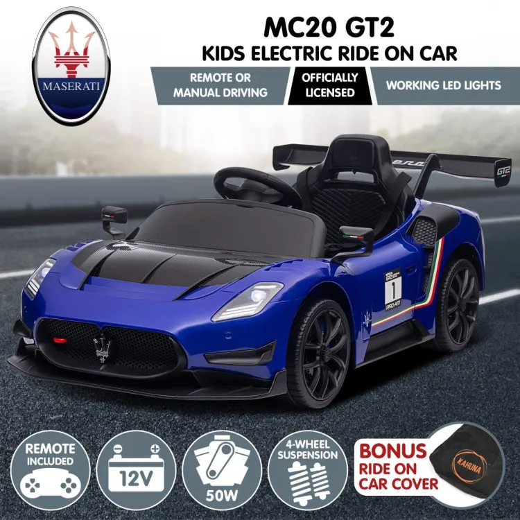 Kahuna Bentley Exp 12 Licensed Speed 6E Electric Kids Ride On Car Black
