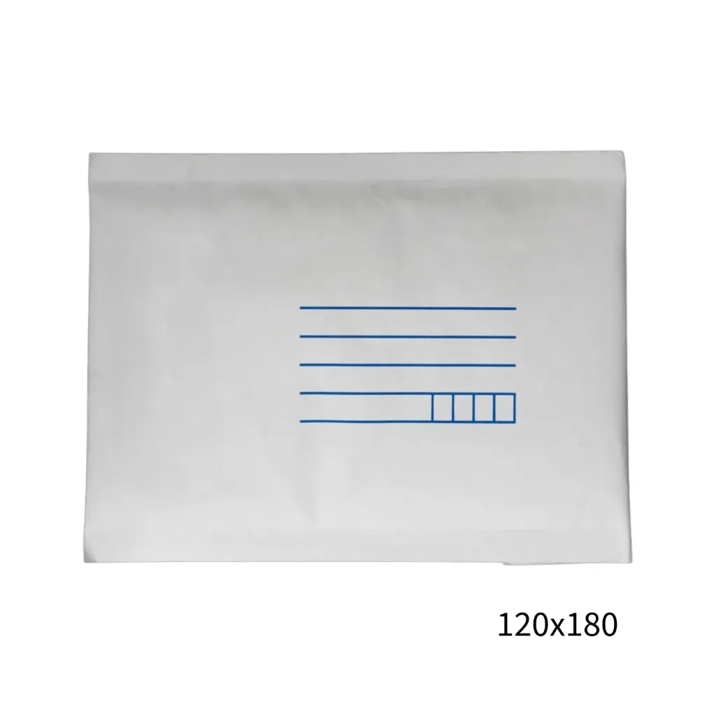 120x180mm White Padded Envelope with Printed Address Lines 100 Pack