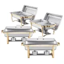 Chafing Dish Buffet Set, 8 Qt 4 Pack