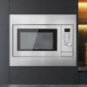 Devanti Built In Microwave Oven 30L Grill Air Fry Convection Silver