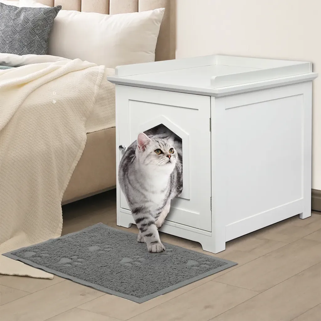 PaWz Cat Litter Box Mat Fully Enclosed