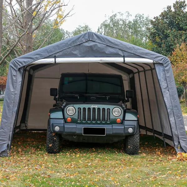 Samland Portable Carport Garage Shelter Canopy Single Size 12x20FT
