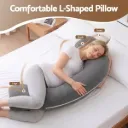 Giselle Bedding Pregnancy Pillow for Side Sleeping L-Shaped