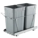 Pullout Trash Can for Kitchen Cabinets,Double Under Sink Garbage Waste Recycling Bin