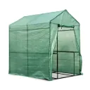 Green Fingers Greenhouse 1.2x1.9x1.9M Walk in Green House Tunnel Plant Garden Shed 4 Shelves