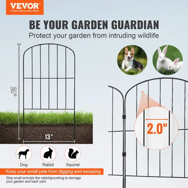 Garden Fence, No Dig Fence 61 x 33 cm Animal Barrier Fence