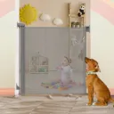 BoPeep Retractable Baby Safety Gates 150cm Grey 150 cm