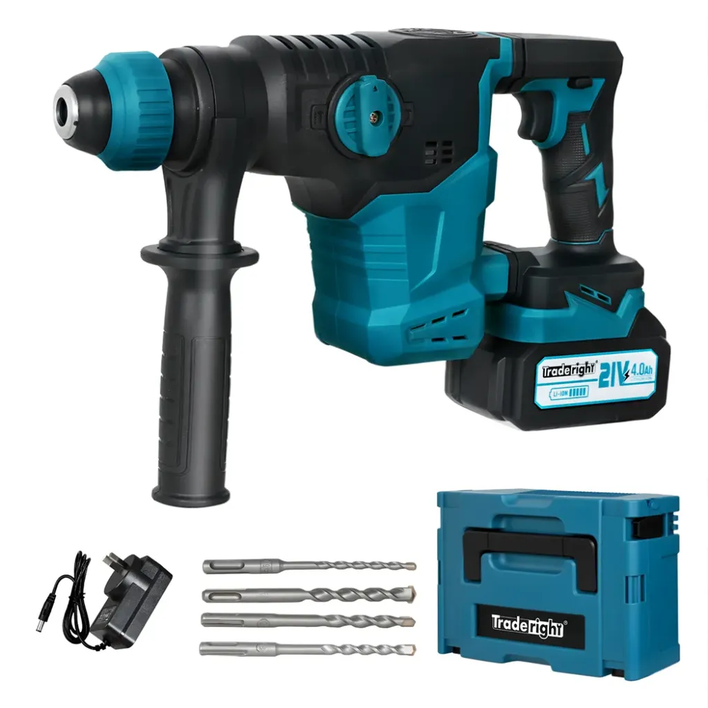 Traderight  21V Cordless Rotary Hammer Drill Tool Set