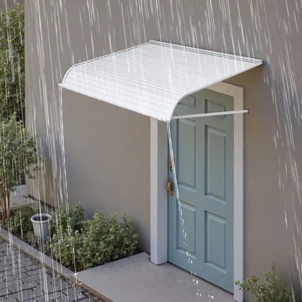 Aluminum Awning 1219 × 1066 mm, Durable Window Awning Door Canopy