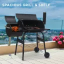 Wallaroo 2-in-1 Outdoor Barbecue Grill & Offset Smoker