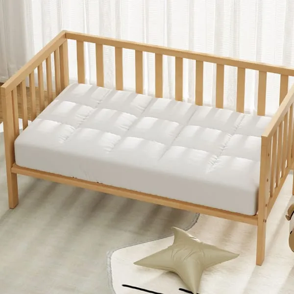 Giselle Bedding Baby Cot Pillowtop Mattress Topper 750GSM Bamboo Cooling Pad