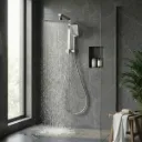 12" Rain Shower Head Set with 3-Mode Handheld Brass High Pressure WELS Chrome
