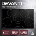 Devanti Electric Ceramic Cooktop 90cm, 8200w