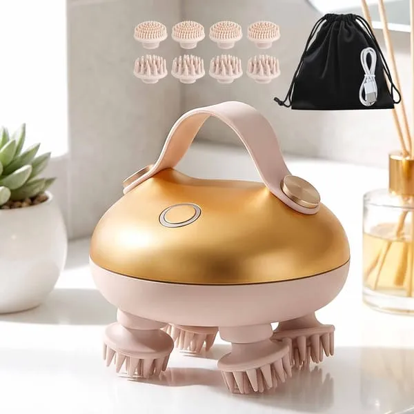 Livemor Scalp Massager Kneading Head Massager Scalp Stress Relax