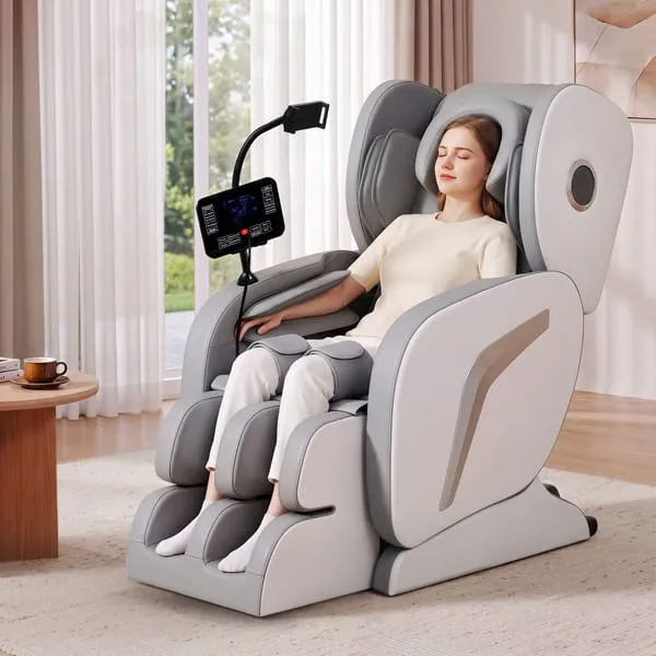 Livemor Full Body Massage Chair VEGA, Foot Roller, Waist & Calf Heat, Recliner, Airbags Compression