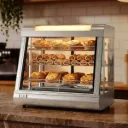 Devanti Commercial Food Warmer 1500W 3 Shelf Heated Display Cabinet