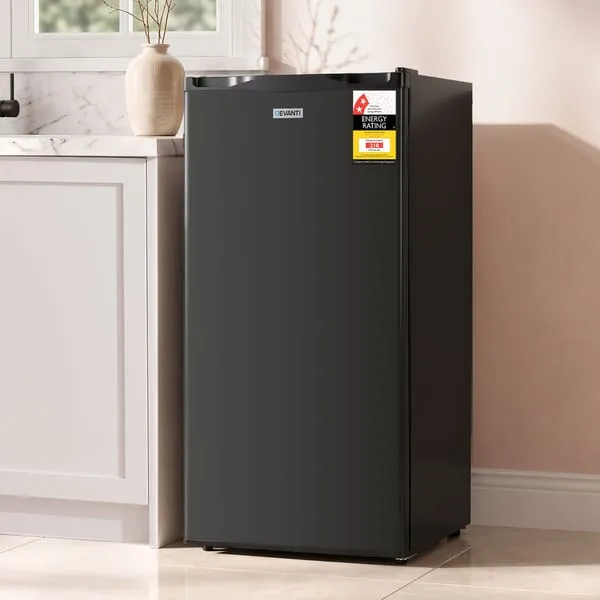 Devanti 81L Upright Freezer Fridge Black