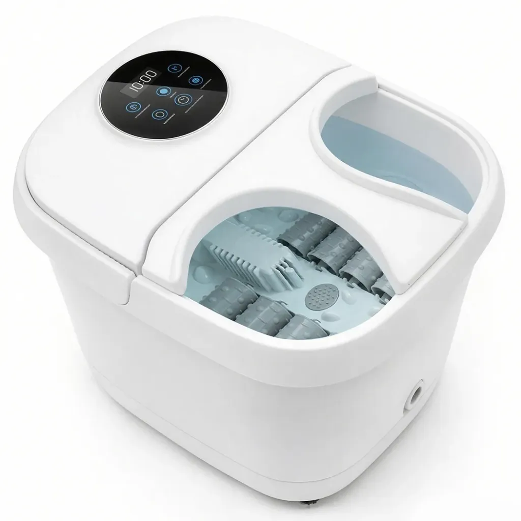 Spector Electric Foot Spa Massager Heated Bubble Foot Bath Pedicure Roller Spa