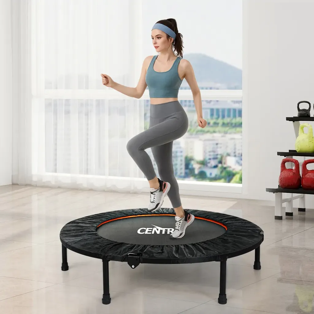 Centra 40 Inch Mini Trampoline Round Exercise Rebounder