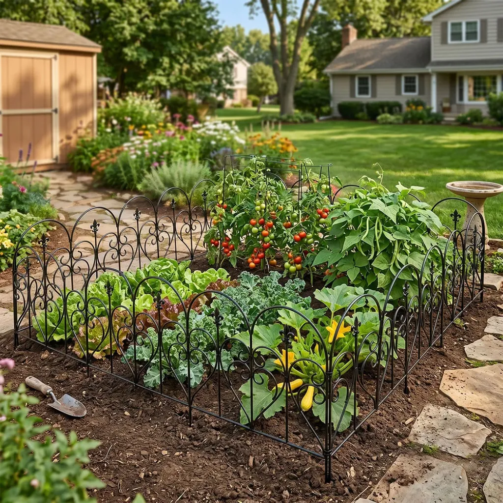 Mountview Decorative Garden Fence 5-Panel Animal Barrier Flower Edging Border
