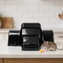 Toque UE Mouse Trap Quick Trigger Catch Safe Reusable Indoor Outdoor Black 4pc