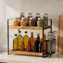 Levede 2 Tier Countertop Organiser Classic Storage Rack Shelf Bathroom Kitchen
