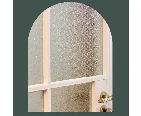 3M Privacy Glass Film Sticker Static Cling Window Decals Glass Film(Begonia,40*300cm)