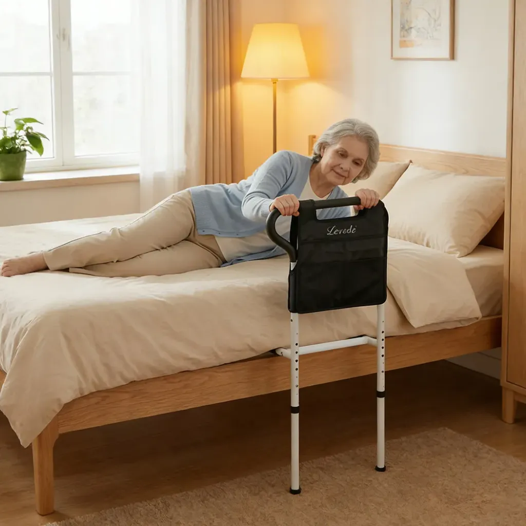 Levede Bed Rail Safety Bed Assist Rail Grab Handrail Adjustable Elderly Adult