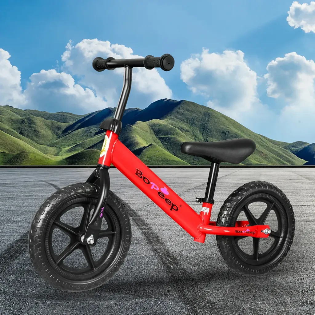 BoPeep Kids Balance Bike Ride On Toys Red