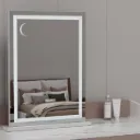 Embellir Bluetooth Makeup Mirror 58x80cm Hollywood Vanity with LED Light Crystal
