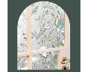 3M Privacy Glass Film Sticker Static Cling Window Decals Glass Film(Tulip,40*300cm)