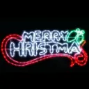 Jingle Jollys Christmas Lights Merry Christmas 288 LED Decorations