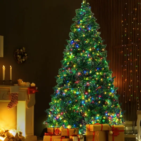 Jingle Jollys Christmas Tree 2.1m Xmas Tree Decoration 8 Light Mode Multi Colour