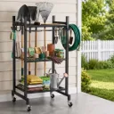 Gardeon Garden Tool Organizer with Wheels Heavy Duty Garage Yard Storage Cart