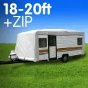 Wallaroo Caravan Cover With Side Zip Campervan 18ft To 20ft