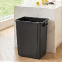 Cefito 35L Rubbish Bin Waste Dustbin Open Top Trash Can Kitchen Office Dark Grey