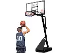 Everfit Pro Portable Basketball Stand System Ring Hoop Net Height Adjustable 3.05M Black