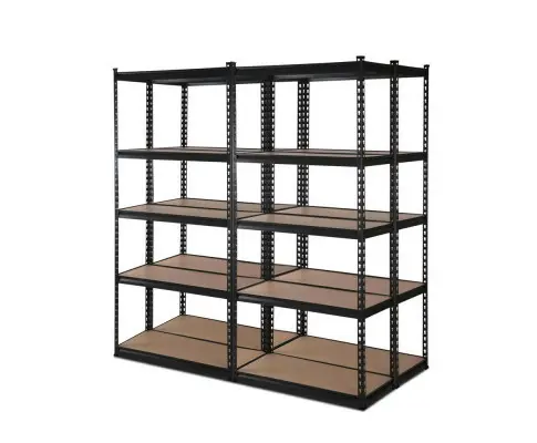 Giantz 4x1.5M Garage Shelving Warehouse Rack Pallet Racking Storage Shelve Black