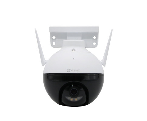 EZIVIZ C8C, Outdoor Pan/Tilt Camera, AI-Powered Person Detection, Color Night Vision, Active Defense, IP65 Dust and Water Protection