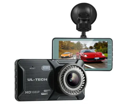UL-tech Dash Camera 1080P 4" Front Rear Cam,UL-tech Dash Camera 1080P 4" Front Rear View Dual Cam Car DVR Reverse Recorder