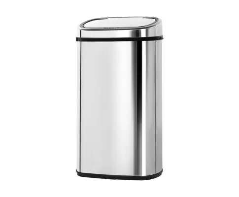 Devanti 68L Stainless Steel Motion Sensor Rubbish Bin