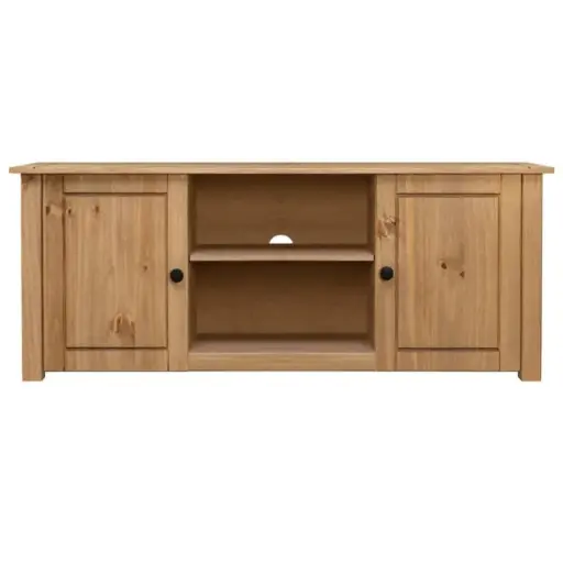 TV CABINET 120X40X50 CM SOLID PINE WOOD PANAMA RANGE
