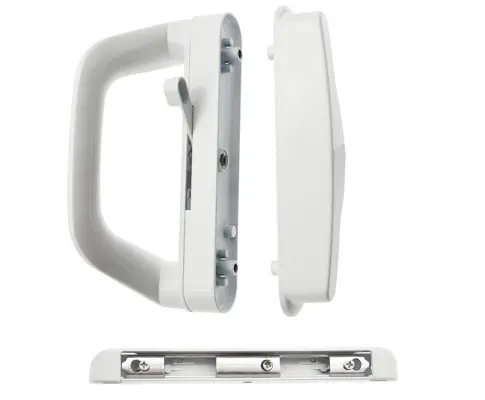 Sliding Patio Door Handle Set Mortise Lock Suitable for Sliding Glass Patio Door White